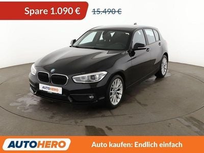 Schwarz Gebraucht 2017 BMW 118 Advantage Kleinwagen | 14.400 € (Fairer Preis)