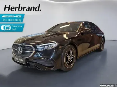 Gebraucht Mercedes E220 AMG 197 PS (144 kW) 2025 Metalliclack obsidianschwarz Limousine