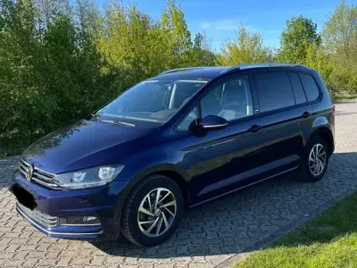 Gebraucht VW Touran Sound 150 PS (110 kW) 2017 Blau Van / Kleinbus