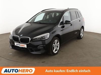 Gebraucht BMW 220 Gran Tourer Sport Line 192 PS (141 kW) 2020 Schwarz Van / Kleinbus