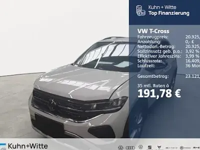 Brugt VW T-Cross Goal 95 HK (69 kW) 2025 Grå SUV