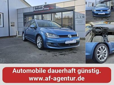 Second-hand VW Golf VII Highline 150 CP (110 kW) 2014 Albastru Break