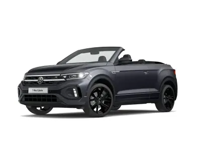 Gebraucht VW T-Roc Cabriolet R-line 150 PS (110 kW) 2022 Rauchgrau (grau) Cabrio