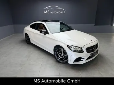 Gebraucht Mercedes C220 AMG line 194 PS (142 kW) 2020 Weiß Coupé