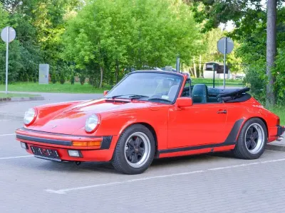 Gebraucht Porsche 911 Carrera Cabriolet 207 PS (152 kW) 1986 Rot Cabrio