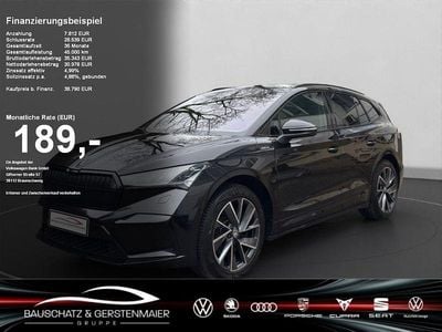 Schwarz Gebraucht 2023 Skoda Enyaq iV SportLine SUV | 38.790 € (Teuer)