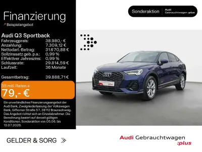 Gebraucht Audi Q3 S-Line 150 PS (110 kW) 2025 Navarrablau metallic SUV