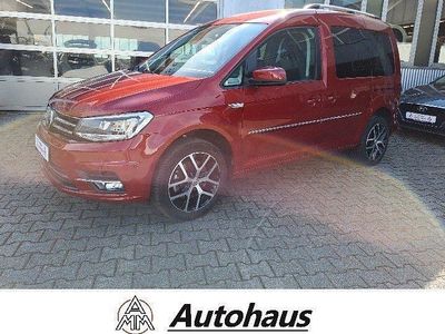 Gebraucht VW Caddy Highline 131 PS (96 kW) 2019 Rot Van / Kleinbus