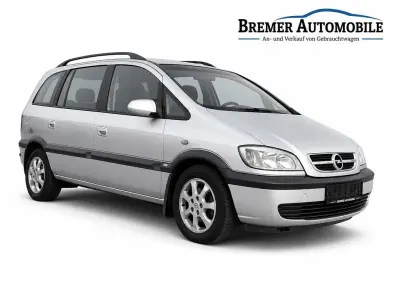 Gebraucht Opel Zafira Njoy 97 PS (71 kW) 2004 Silber Van / Kleinbus
