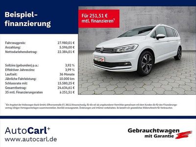 Weiß Gebraucht 2022 VW Touran Highline Van / Kleinbus | 26.780 € (Guter Preis)