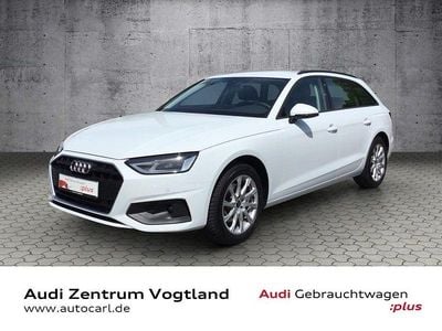Gletscherweiß metallic Gebraucht 2024 Audi A4 Basis Kombi | 29.980 € (Guter Preis)