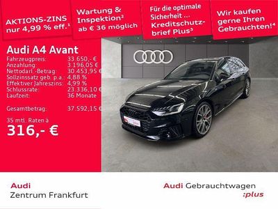 Gebraucht Audi A4 S-Line 204 PS (150 kW) 2023 Schwarz Kombi
