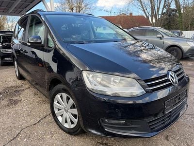 Gebraucht VW Sharan Trendline 140 PS (102 kW) 2010 Schwarz Van / Kleinbus