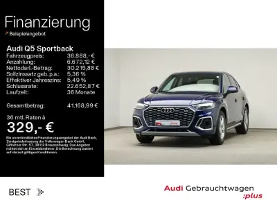 Gebraucht Audi Q5 Sportback S-Line 163 PS (119 kW) 2023 Blau SUV