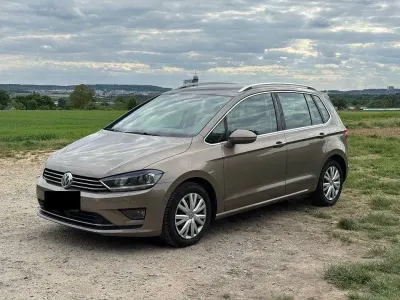 Gebraucht VW Golf Sportsvan Highline 125 PS (91 kW) 2014 Beige Van / Kleinbus