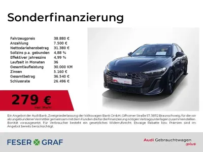 Brugt Audi A5 S-Line 150 HK (110 kW) 2025 Sort Stationcar