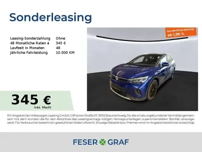 Begagnad VW ID.4 Pro Performance 150 kW (204 HK) 2023 Blå SUV