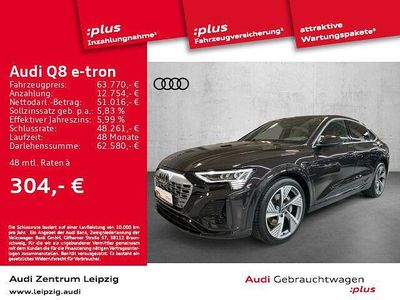 Madeirabraun metallic Gebraucht 2023 Audi Q8 e-tron S-Line SUV | 63.770 € (Fairer Preis)