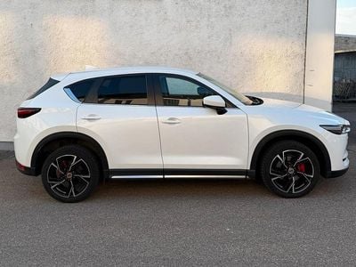 Gebraucht Mazda CX-5 Exclusive-Line 150 PS (110 kW) 2018 Weiß SUV