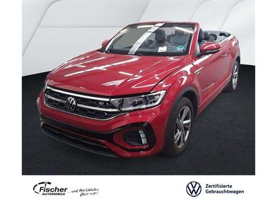 Second-hand VW T-Roc Cabriolet R-line 150 CP (110 kW) 2025 Roșu Cabrio