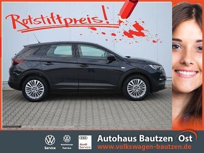 Gebraucht Opel Grandland X Edition 131 PS (96 kW) 2018 Grau (saphir grau) SUV