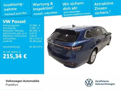 Gebraucht VW Passat Elegance 150 PS (110 kW) 2025 Reef blue metallic Kombi