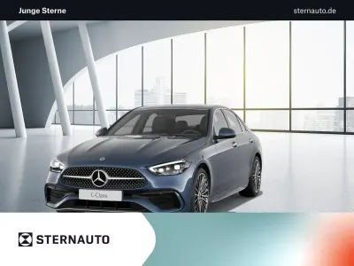 Gebraucht Mercedes C300e AMG 197 PS (144 kW) 2024 Metalliclack sodalithblau Limousine