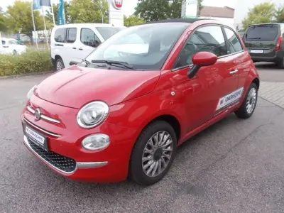 Gebraucht Fiat 500C 69 PS (50 kW) 2022 Passione rot / schwarz Cabrio