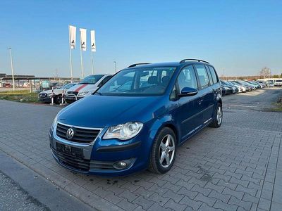 Gebraucht VW Touran Conceptline 105 PS (77 kW) 2009 Blau Van / Kleinbus