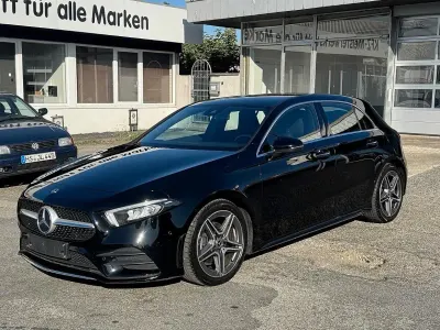 Gebraucht Mercedes A180 AMG line 136 PS (100 kW) 2022 Schwarz Limousine