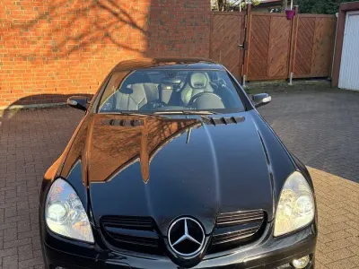 Brugt Mercedes SLK280 AMG 231 HK (169 kW) 2005 Sort Cabriolet