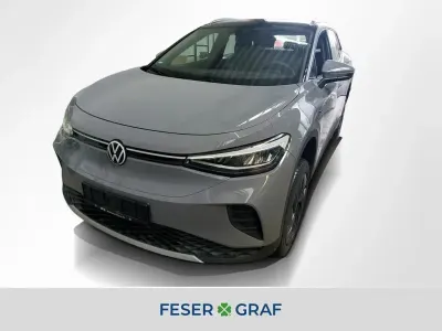 Gebraucht VW ID.4 Pure 108 kW (148 PS) 2022 Mondsteingrau schwarz SUV
