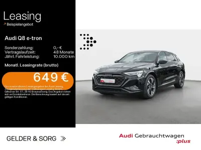 Gebraucht Audi Q8 e-tron S-Line 250 kW (340 PS) 2023 Schwarz SUV