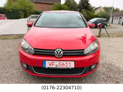 Gebraucht VW Golf VI Highline 122 PS (89 kW) 2009 Rot Limousine
