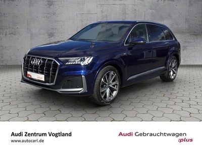 Gebraucht Audi Q7 S-Line 286 PS (210 kW) 2021 Navarrablau metallic SUV
