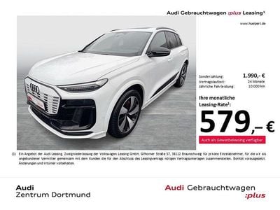 Weiß Gebraucht 2024 Audi Q6 e-tron S-Line SUV | 69.744 € (Etwas zu teuer)