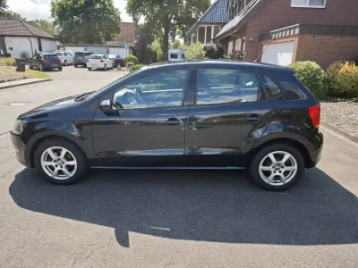 Gebraucht VW Polo Trendline 86 PS (63 kW) 2011 Schwarz Kleinwagen