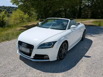 Gebraucht Audi TT Roadster S-Line 160 PS (117 kW) 2012 Weiß Cabrio