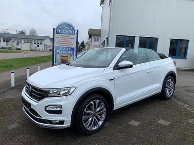 Gebraucht VW T-Roc Cabriolet R-line 150 PS (110 kW) 2021 Weiß Cabrio
