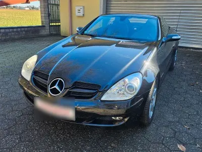 Usata Mercedes SLK200 163 CV (119 kW) 2004 Nero Cabrio