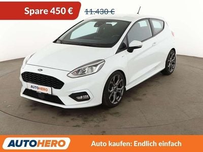 Gebraucht Ford Fiesta ST-Line 125 PS (91 kW) 2018 Weiß Kleinwagen