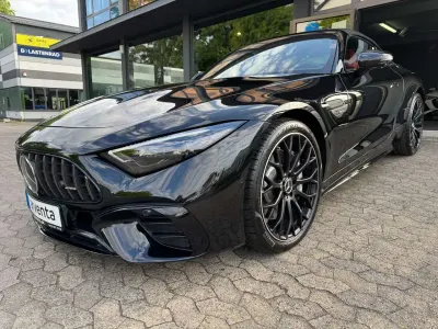 Neu Mercedes SL43 AMG AMG 381 PS (280 kW) 2025 Obsidian schwarz metallic Cabrio