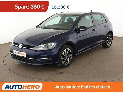 Gebraucht VW Golf VII Join 116 PS (85 kW) 2019 Blau Limousine