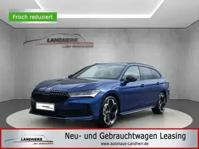 Uusi Skoda Superb SportLine 265 HP (194 kW) 2025 Sininen Farmari