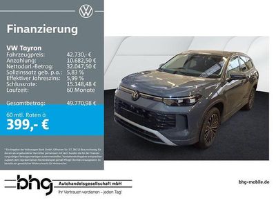 Gebraucht VW Tayron Life 193 PS (141 kW) 2025 Grau SUV