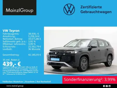 Gebraucht VW Tayron Life 150 PS (110 kW) 2025 Grenadillschwarz metallic SUV
