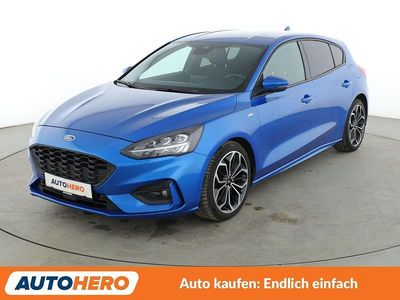 Blau Gebraucht 2020 Ford Focus ST-Line Limousine | 19.340 € (Teuer)