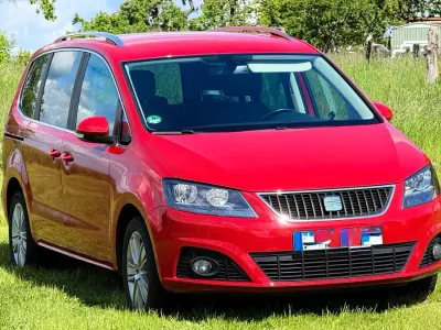 Używany Seat Alhambra 150 KM (110 kW) 2015 Czerwony Minivan