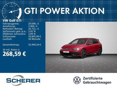 Gebraucht VW Golf VIII GTI 301 PS (221 kW) 2022 Kings red metallic (metallic) Limousine