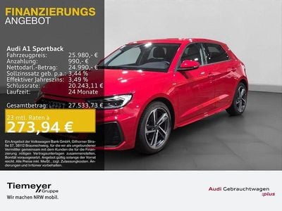 Gebraucht Audi A1 Sportback S-Line 116 PS (85 kW) 2025 Rot Kleinwagen